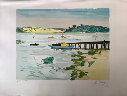 Yves Brayer 20th century 
Set of four color...