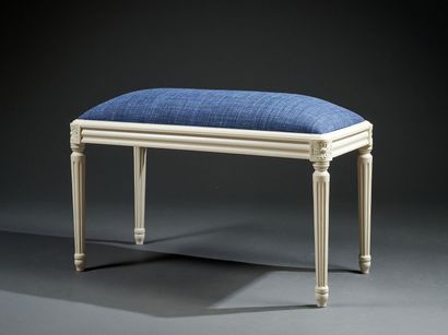 Small Louis XVI-style rectangular bench in...