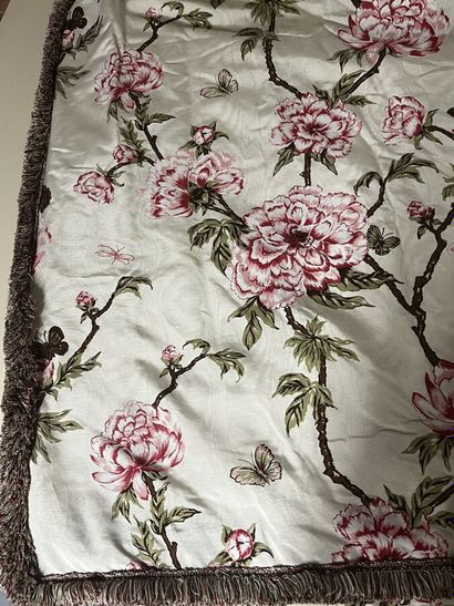 Thorp of London. Peony Tree, green & pink....