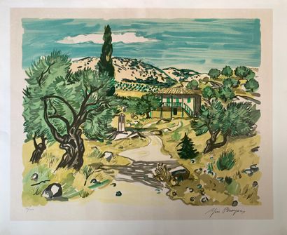 Yves Brayer 20th century 
Set of four color...