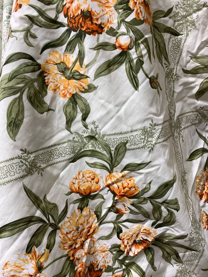 Thorp of London, Peonies, yellow and green...