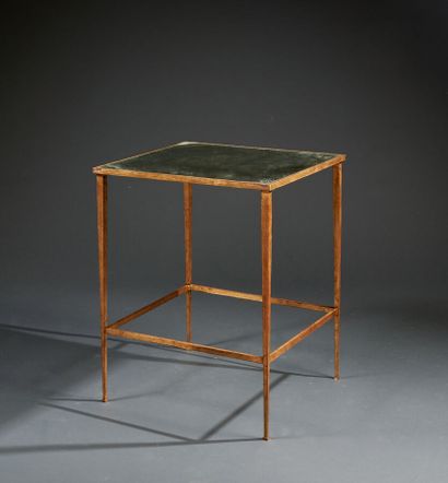 Rectangular side table, forming the end of...