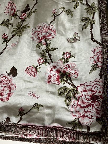 Thorp of London. Peony Tree, green & pink....