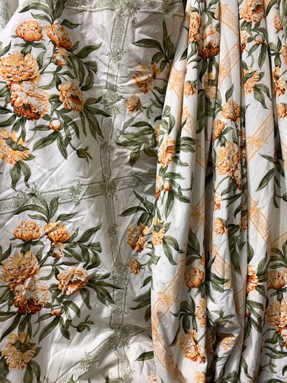 Thorp of London, Peonies, yellow and green...