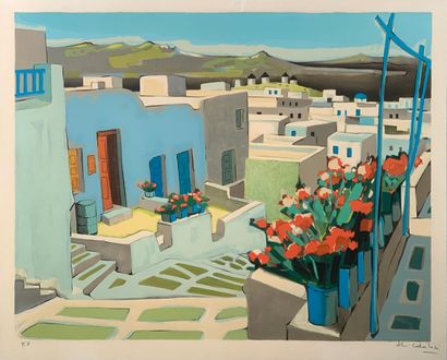 Jean-Claude QUILICI (1941-)
Village en Grèce....