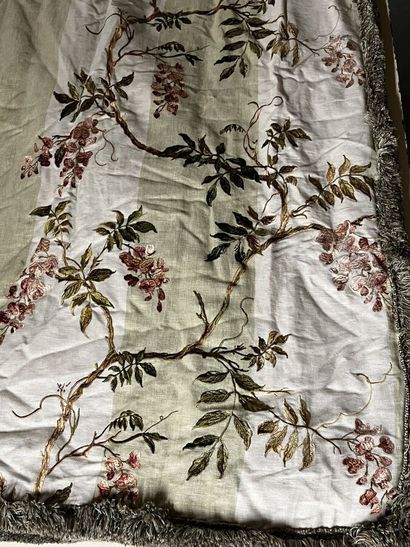 Colefax & Fowler. Alderney stripe, Green/Aqua....
