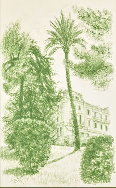 Set of framed pieces, canvas, reproductions,...