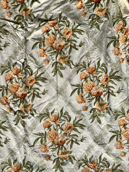 Thorp of London, Peony, yellow and green...