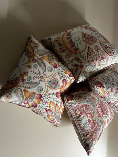 Thorp of London, Malabar, coral and green....