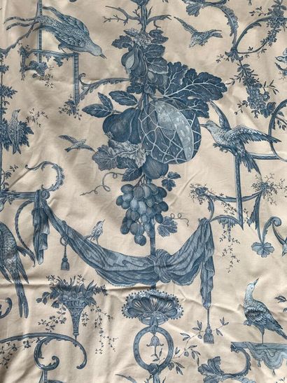 Brunschwig et Fils, Kininvie Birds, blue...