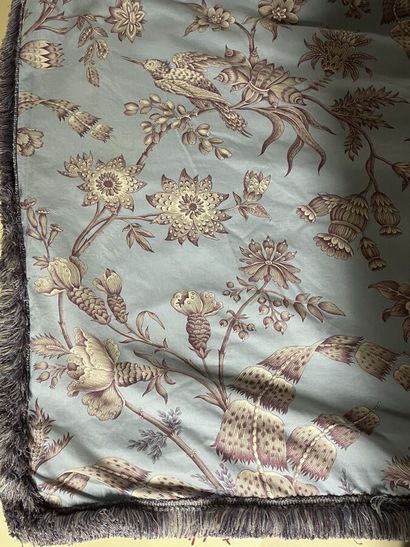 Brunschwig & fils, Shell toile, brown on...