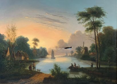 Valter Willem (1821-1847)
Lake landscape...