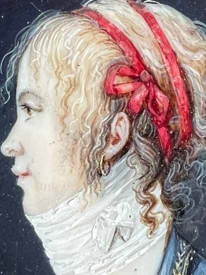 Ecole FRANCAISE de la fin du XVIIIe siècle
Portrait...