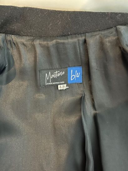 CLAUDE MONTANA - Ligne Blu - Manteau - Années...