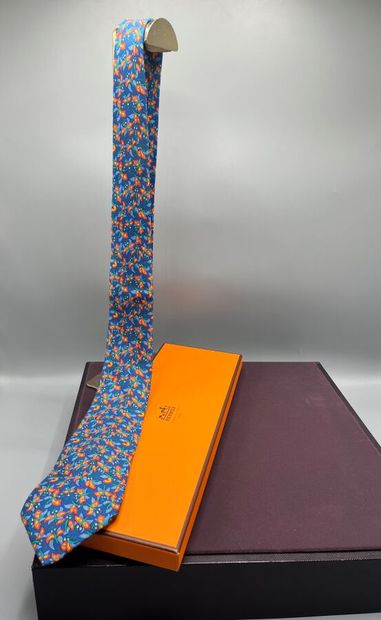 HERMÈS Paris - Cravate.

Modèle en twill...