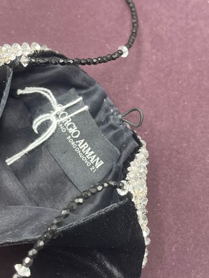 CHRISTIAN DIOR / GIORGIO ARMANI - Deux pochettes.

Sac...