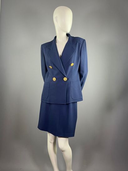 CHRISTIAN LACROIX - Tailleur jupe.

L'ensemble...