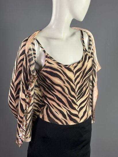 BLUMARINE - Twin set + top.

- L'ensemble...