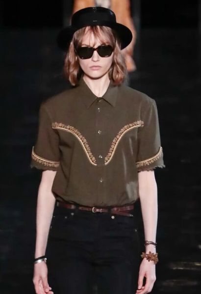 SAINT LAURENT - Collection 2019 - Chemise...