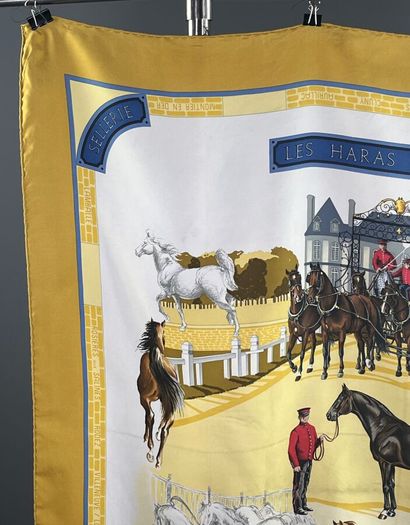HERMÈS Paris - Carré de soie - Les haras...