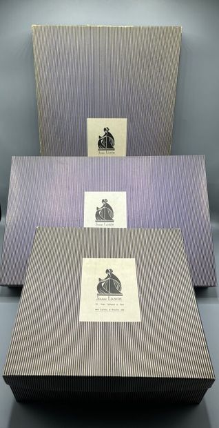 JEANNE LANVIN Castillo - Set of three boxes...
