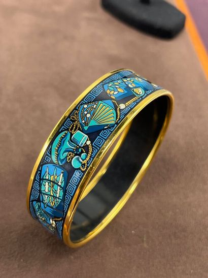 HERMÈS Paris - Bracelet émaillé Kimonos et...