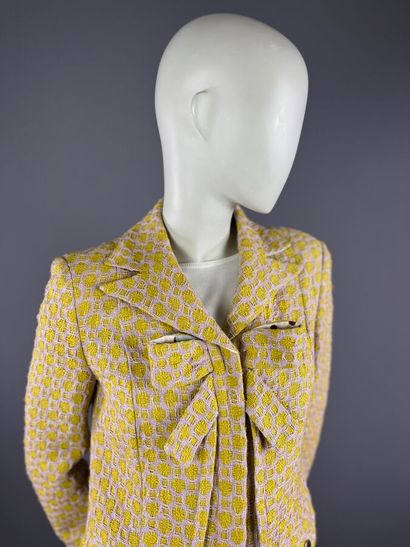 CHRISTIAN LACROIX - Manteau long en tweed...