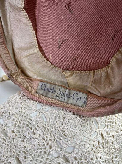 CLAUDE SAINT CYR Aubusson tapestry hat based...