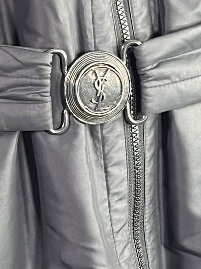 YVES SAINT LAURENT Fur
Black canvas jacket...