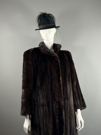 YVES SAINT LAURENT Fur
Long mink coat with...