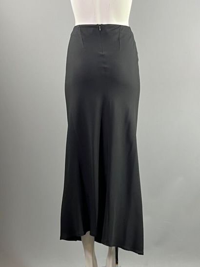 ANN DEMEULMEESTER - Long skirt in viscose...