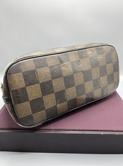 FENDI - Checkerboard monogram canvas bag...