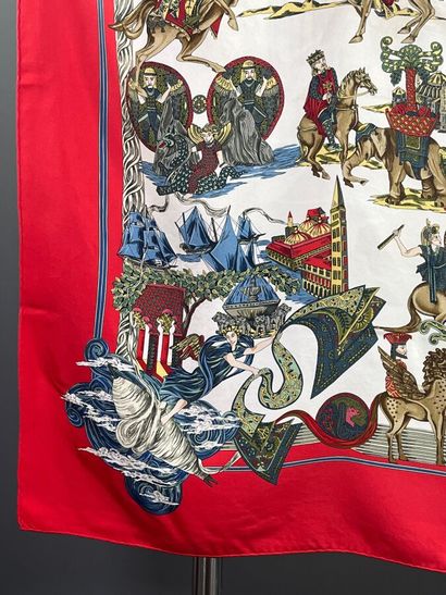 HERMÈS Paris - Carré de soie - Au fil de...