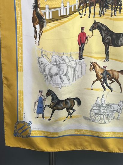 HERMÈS Paris - Carré de soie - Les haras...