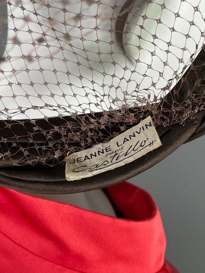 JEANNE LANVIN Castillo - Couture veil hat....