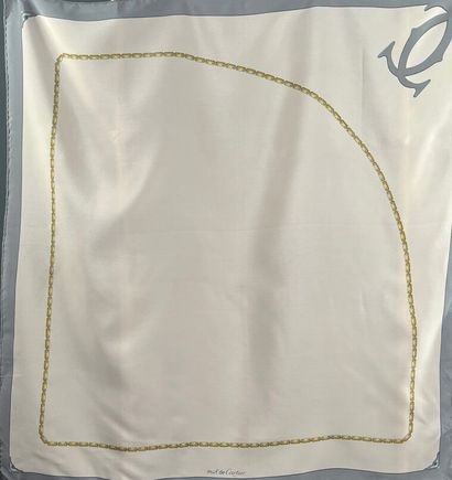 MUST by CARTIER - Silk square.

Gold mesh...