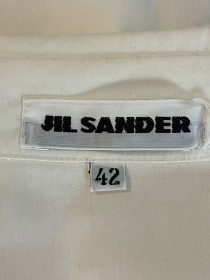 JIL SANDER - Blouse.

Cut from a white polyamide...
