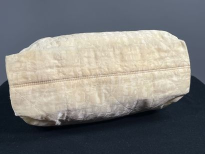 CHRISTIAN DIOR - Petit sac cabas en toile...
