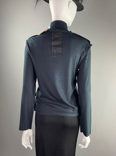 JEAN PAUL GAULTIER Jean's - Black top - 90's...
