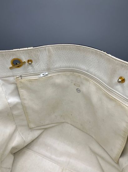 CHANEL - Sac cabas en toile 