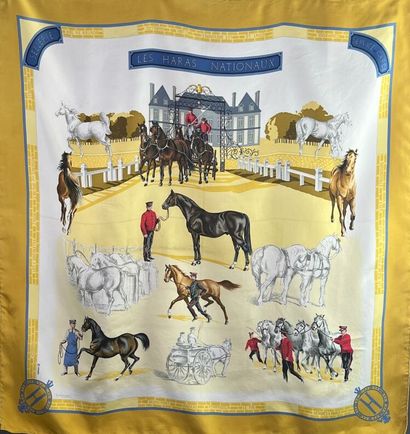 HERMÈS Paris - Carré de soie - Les haras...