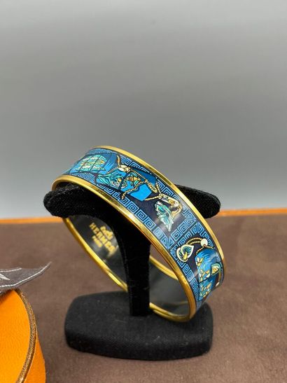 HERMÈS Paris - Bracelet émaillé Kimonos et...