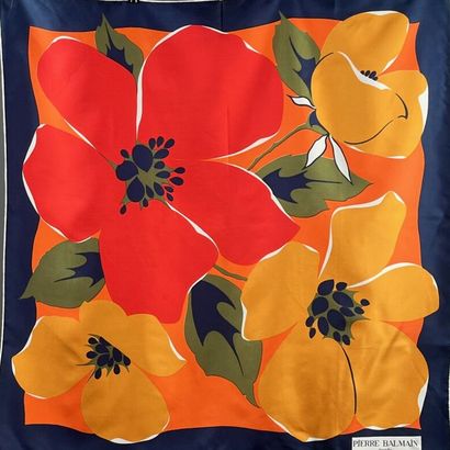 CHRISTIAN DIOR / PIERRE BALMAIN - Two silk...