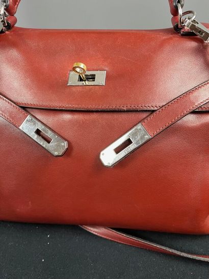 HERMÈS Paris - Sac KELLY 32 cm en veau box...