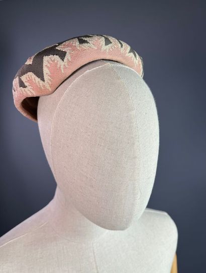 CLAUDE SAINT CYR Aubusson tapestry hat based...