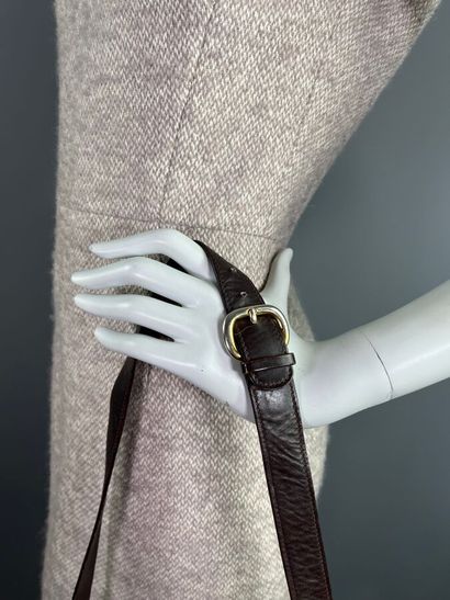 GUCCI - années 70 - Handbag.

Brown leather....