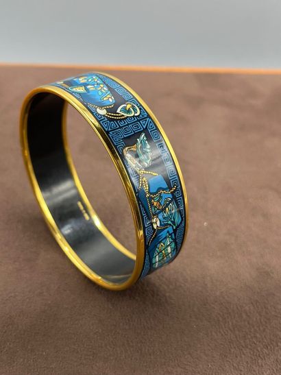 HERMÈS Paris - Bracelet émaillé Kimonos et...