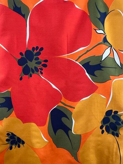 CHRISTIAN DIOR / PIERRE BALMAIN - Two silk...
