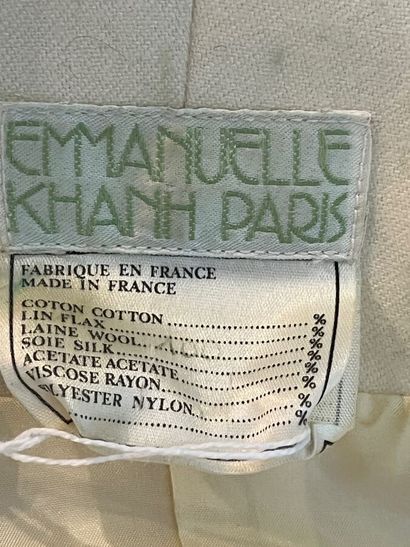 EMMANUELLE KHANH - tailleur jupe - Début...