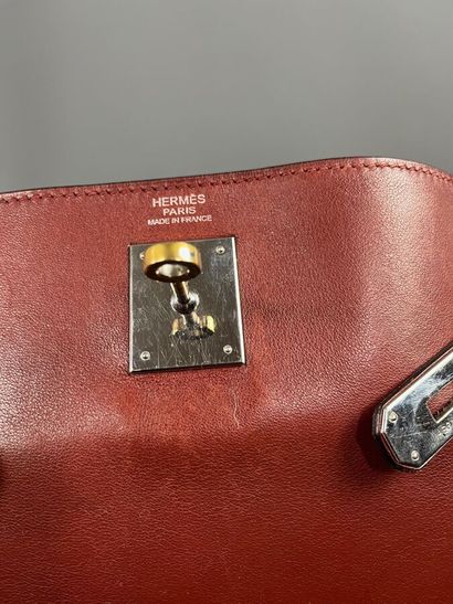 HERMÈS Paris - Sac KELLY 32 cm en veau box...
